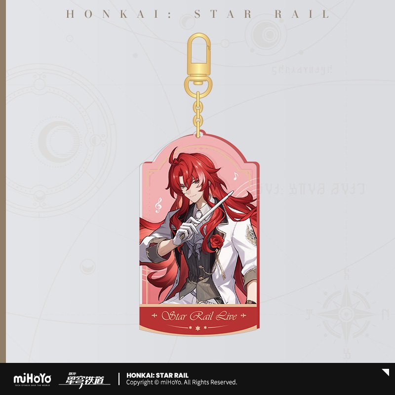 Honkai: Star Rail 2024 Star Rail Live Series Acrylic Keychain