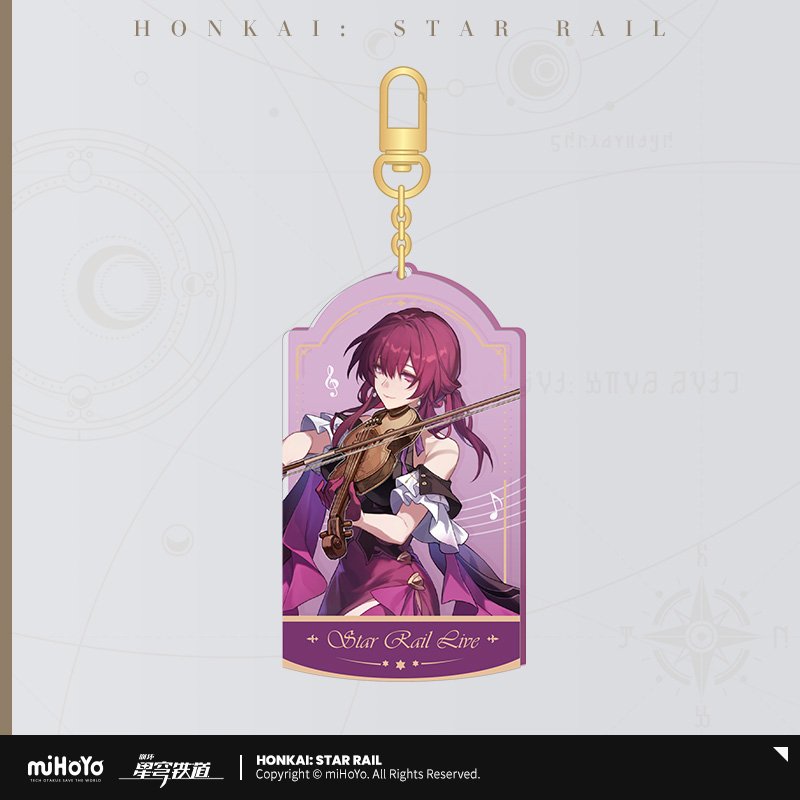 Honkai: Star Rail 2024 Star Rail Live Series Acrylic Keychain