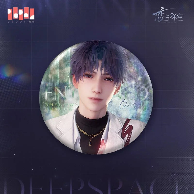 Love and Deepspace "Entwined Shadows" Series Pin Button