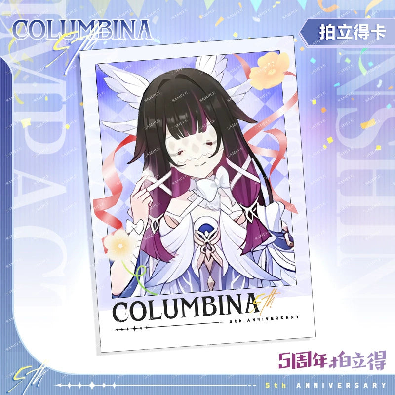 Genshin Impact 5th Anniversary Series Imitation Peel-off Polaroid Paper Collectible