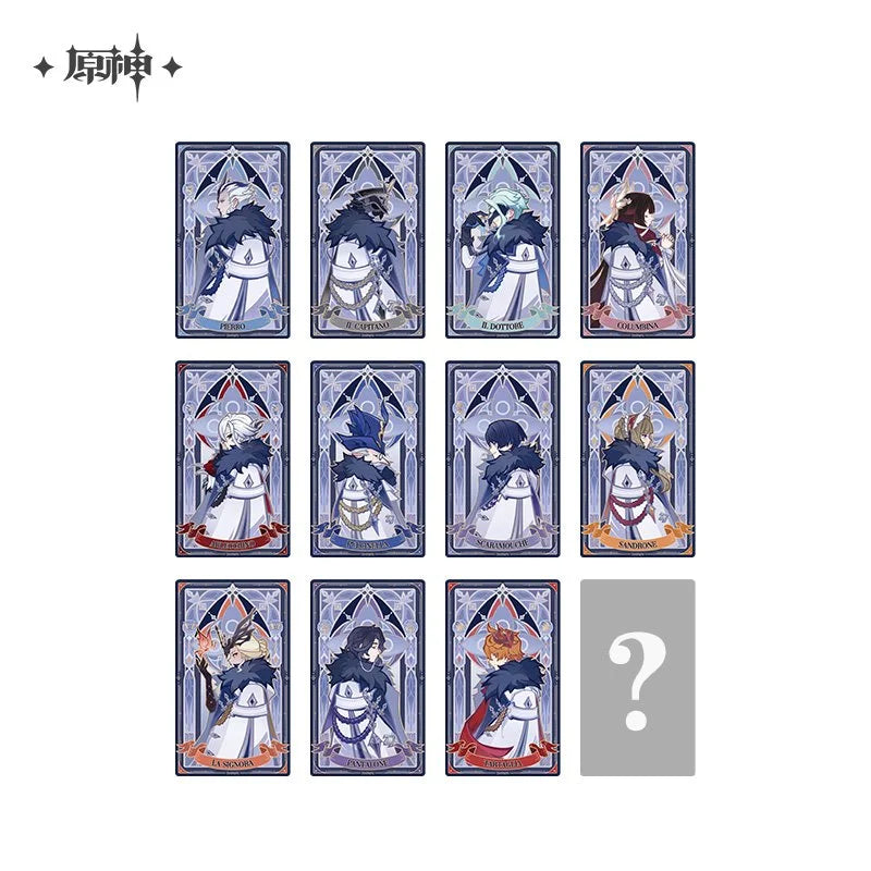 Genshin Impact Frost and Flame Series Refraction Card Blindbox