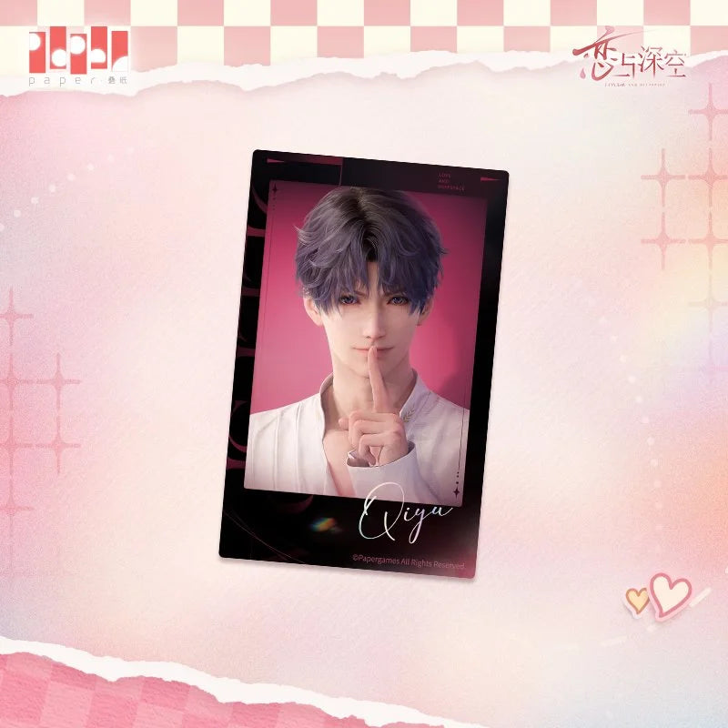 Love and Deepspace Whisper by the Heart Series Polaroid-Style Card Set