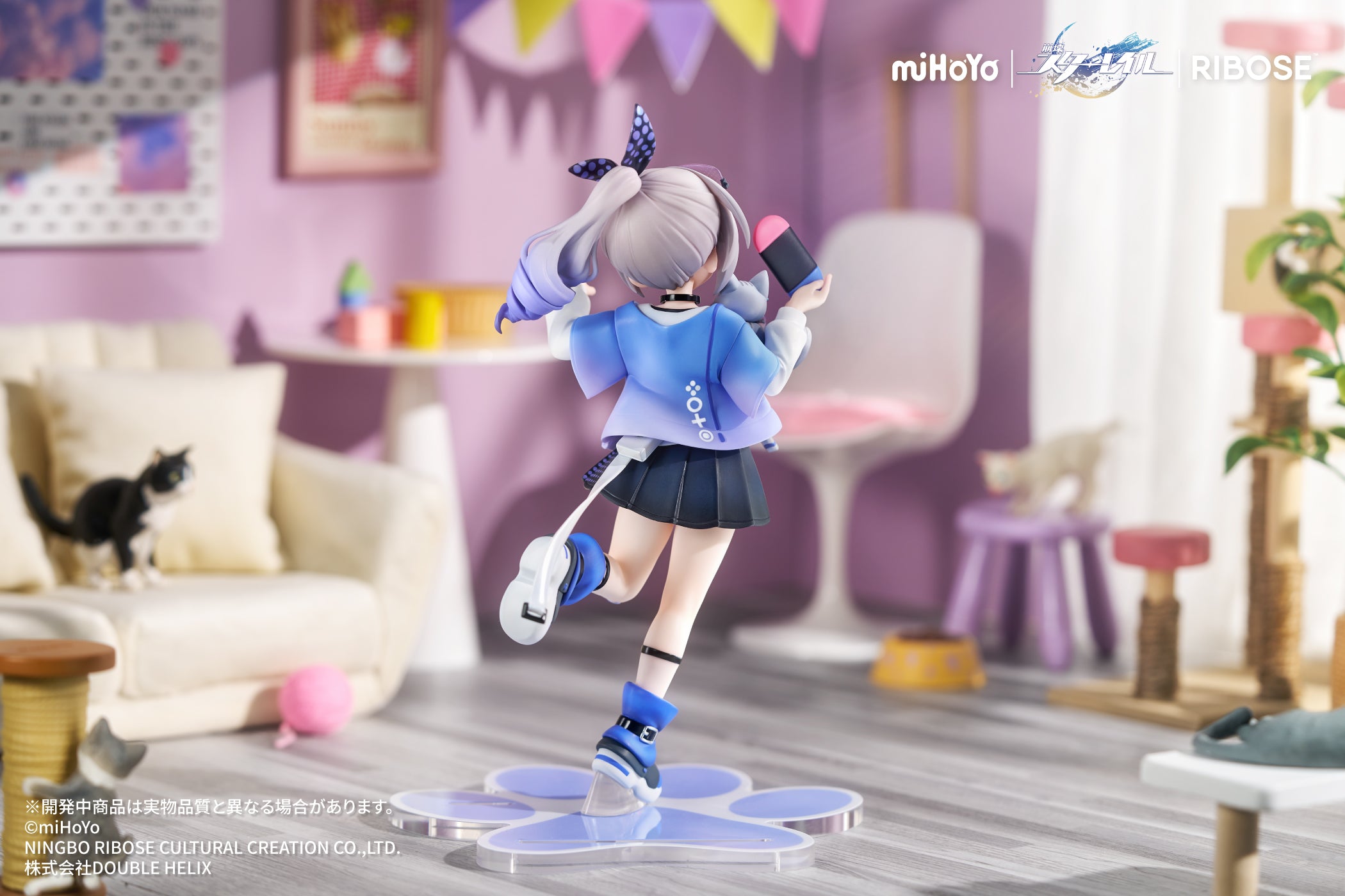 Honkai: Star Rail Little One and Cat Series Silver Wolf Figure