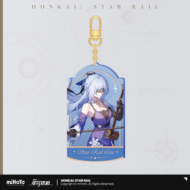 Honkai: Star Rail 2024 Star Rail Live Series Acrylic Keychain