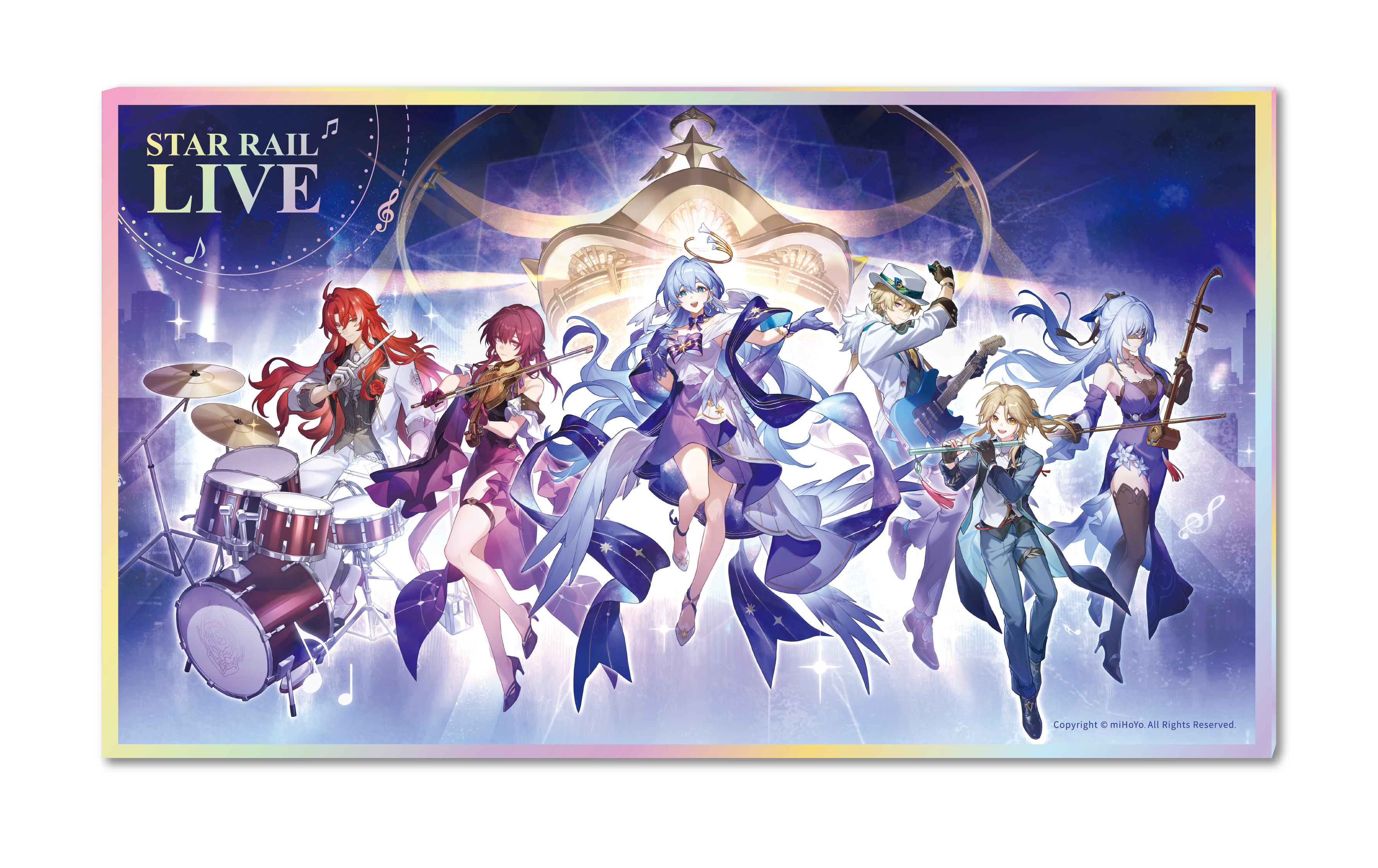 Honkai: Star Rail 2024 Star Rail LIVE Acrylic Shikishi Board