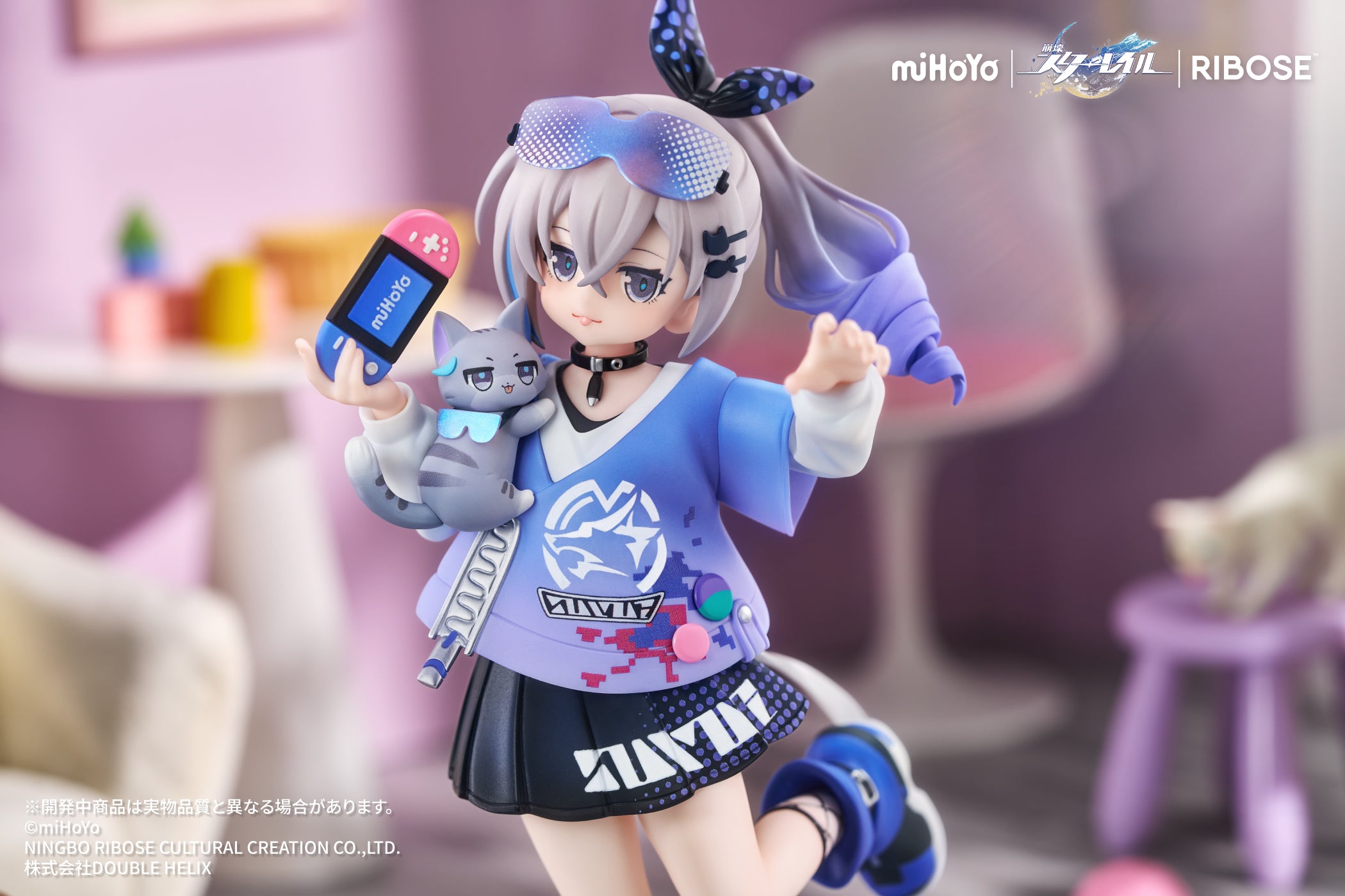 Honkai: Star Rail Little One and Cat Series Silver Wolf Figure