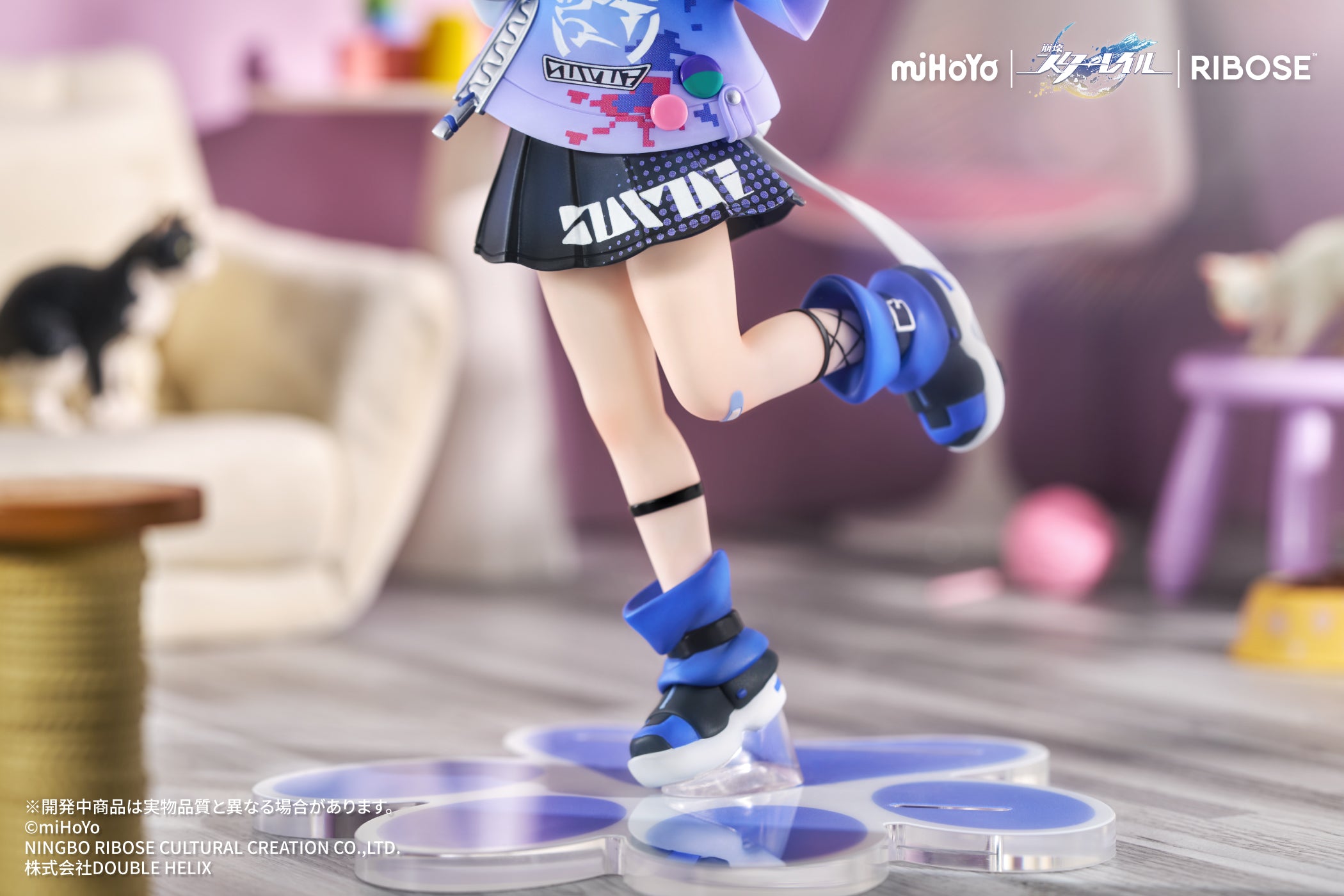 Honkai: Star Rail Little One and Cat Series Silver Wolf Figure
