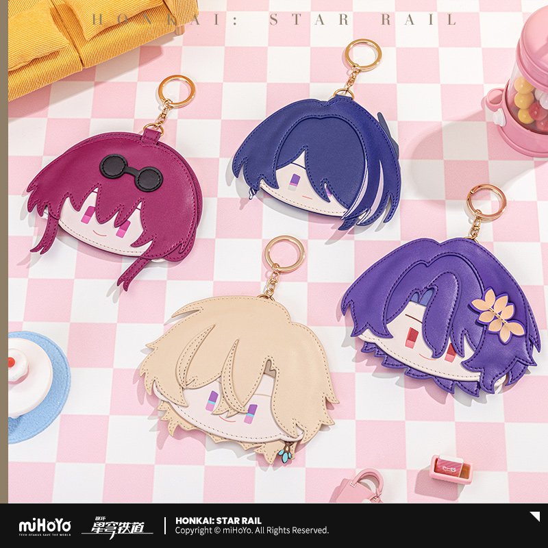 Honkai: Star Rail Chibi Plush Serie Kartenetui aus PU-Leder