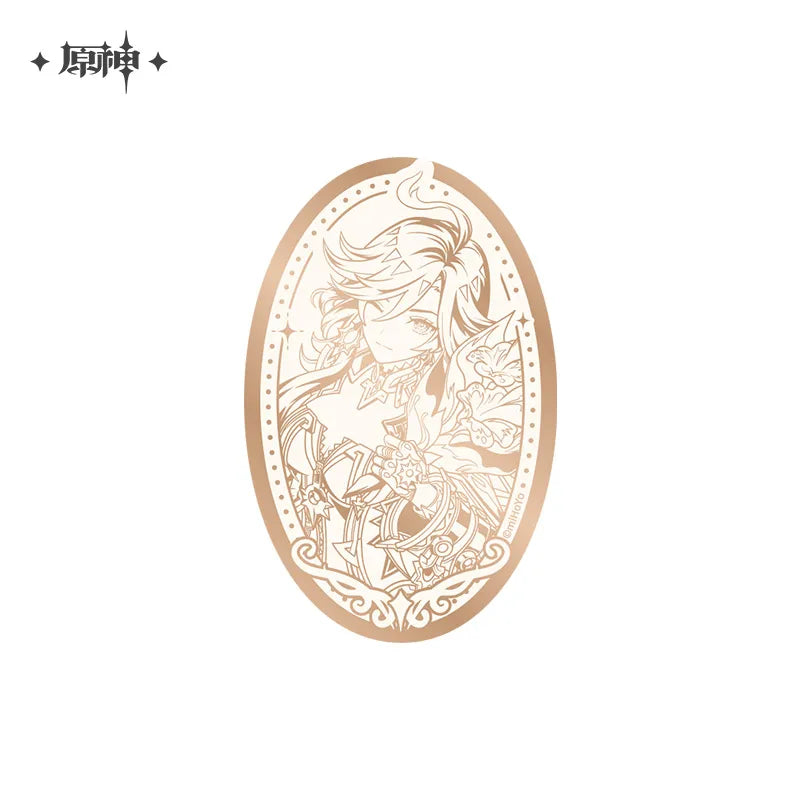 Genshin Impact Anniversary Celebration Series Mirror Surface Pin Button Badge