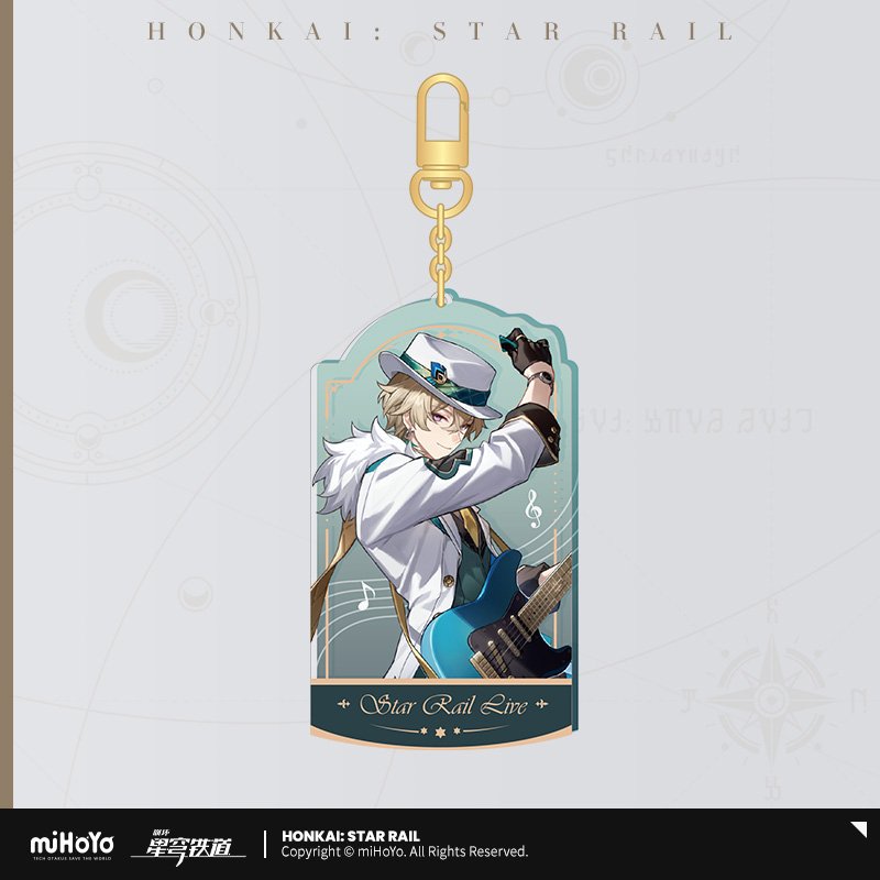 Honkai: Star Rail 2024 Star Rail Live Series Acrylic Keychain