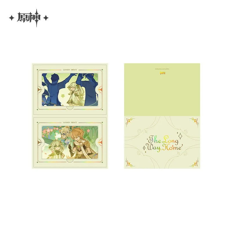 Genshin Impact The Long Way Home Series Tin Badges Card Set