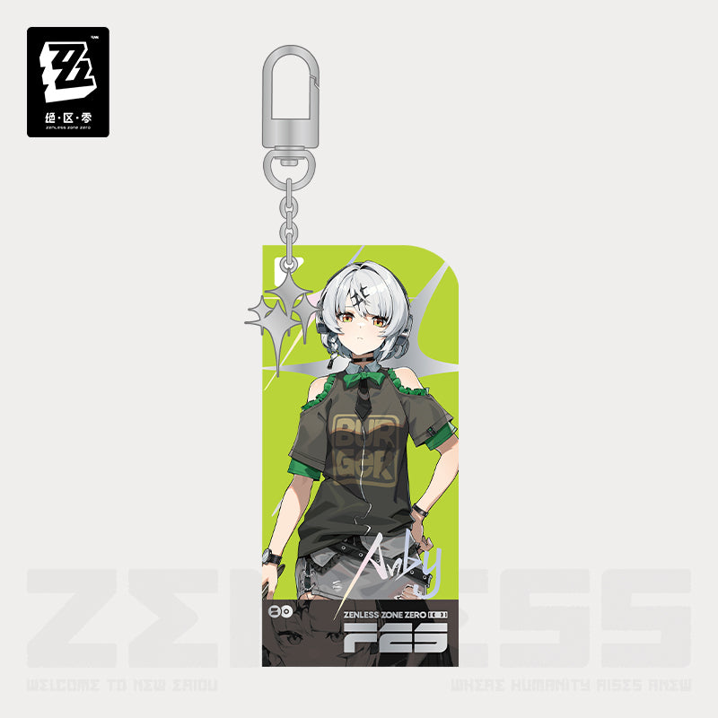 Zenless Zone Zero 2025 FES Animation CM Series Chibi Acrylic Photo Card Keychain