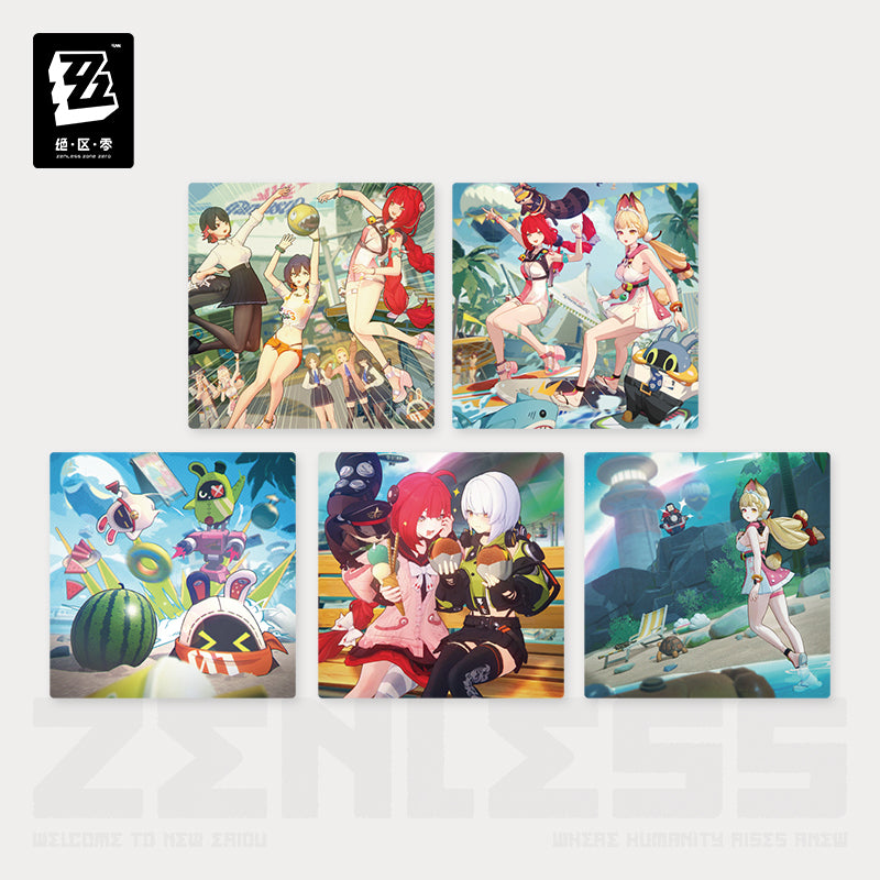 Zenless Zone Zero Eridu Snapshot Series Image Collectible Transparent Card Set Vol 3.0