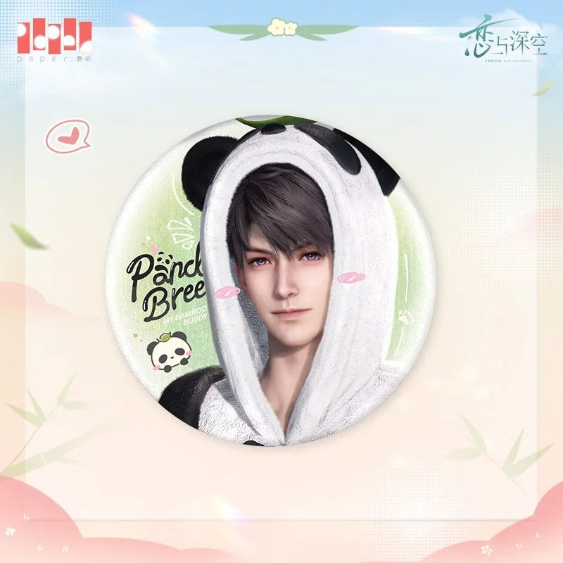 Love and Deepspace Bamboo Whispers Series Tin Badge