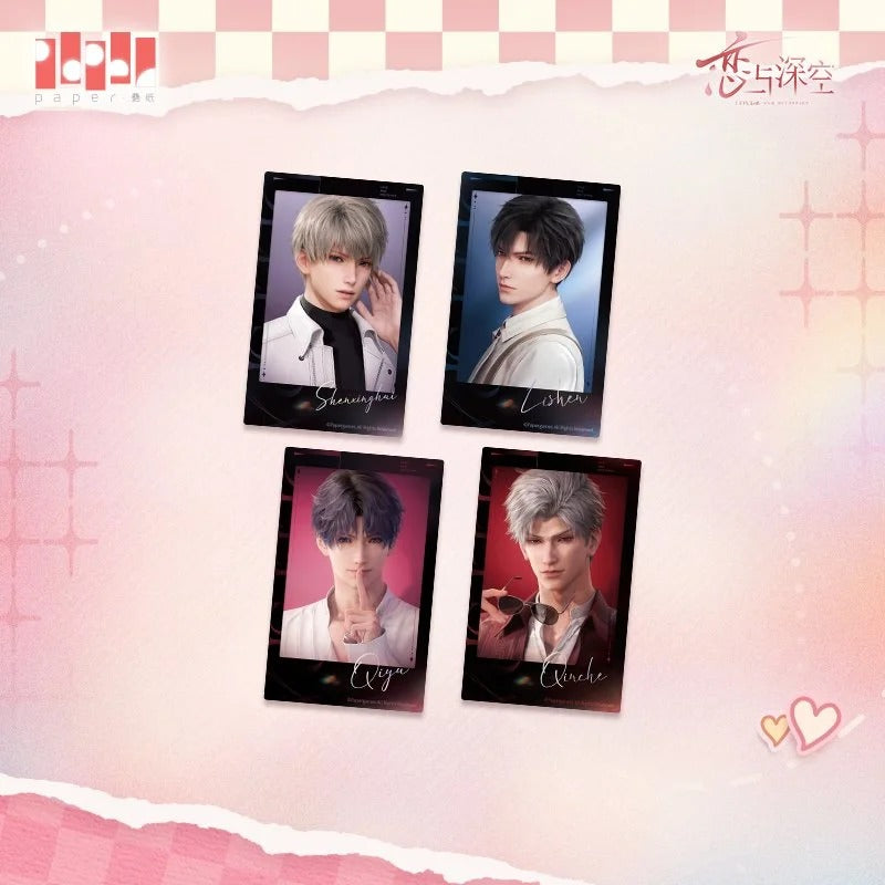 Love and Deepspace Whisper by the Heart Series Polaroid-Style Card Set