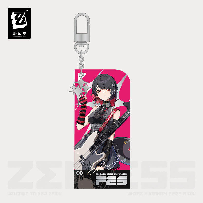 Zenless Zone Zero 2025 FES Animation CM Series Chibi Acrylic Photo Card Keychain