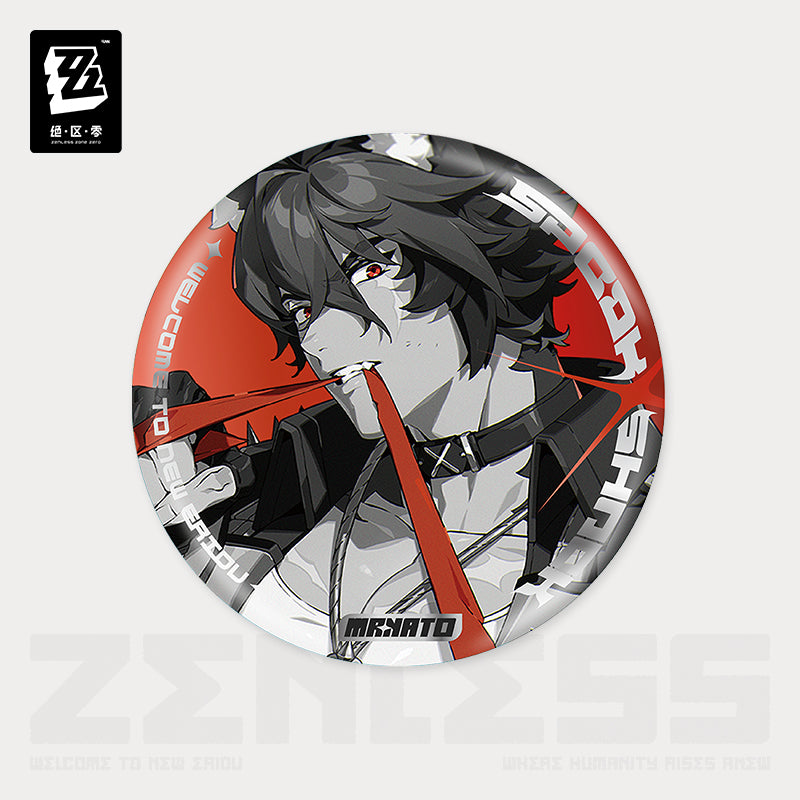 Zenless Zone Zero Mindscape Cinema Series Reflective Badge Spook Shack