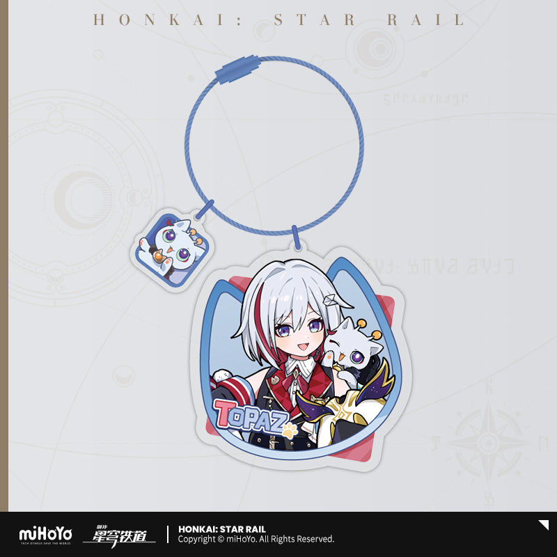 Honkai: Star Rail Little One and Cat Series Acrylic Keychain