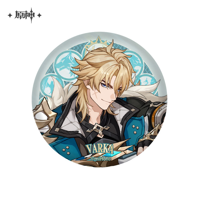 Genshin Impact Mondstadt Character Tin Badge Varka