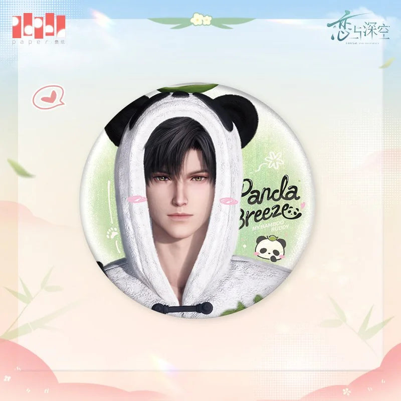 Love and Deepspace Bamboo Whispers Series Tin Badge