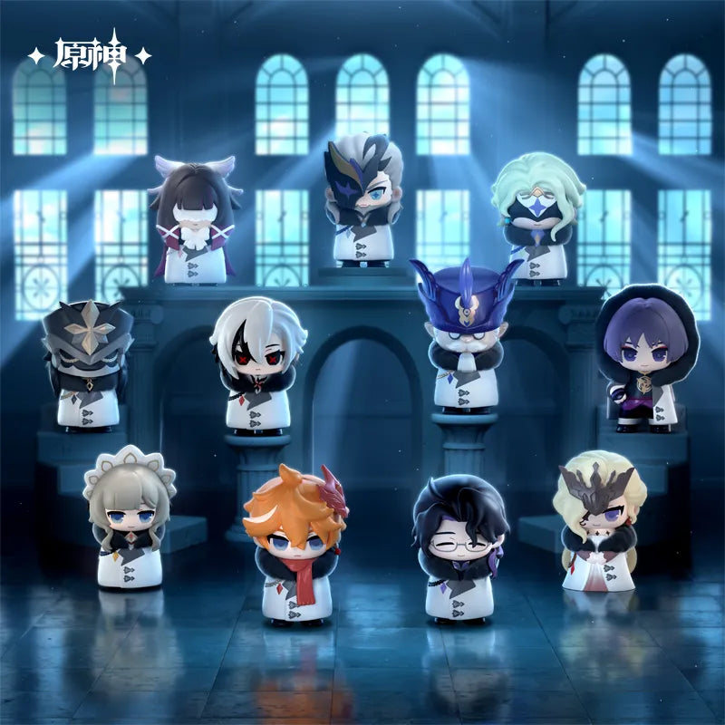 Genshin Impact Frost and Flame Series Fatui Harbingers Chibi Figure Blindbox