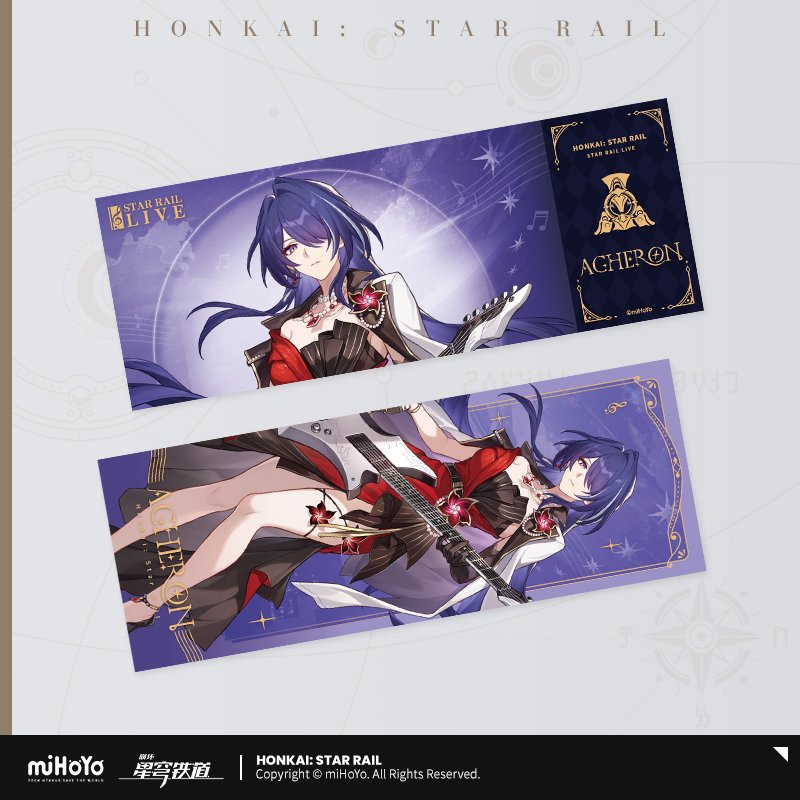 Honkai: Star Rail 2025 Star Rail Live Series Laser Ticket