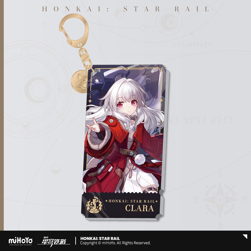 Honkai: Star Rail Official Art Series Acrylic Keychain: The Destruction