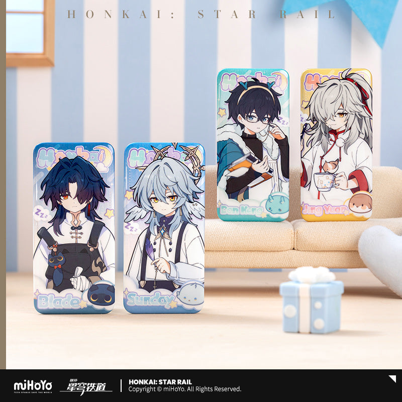 Honkai: Star Rail Boy’s Dormitory Series Chibi Square Pin