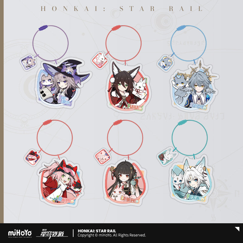 Honkai: Star Rail Little One and Cat Series Acrylic Keychain