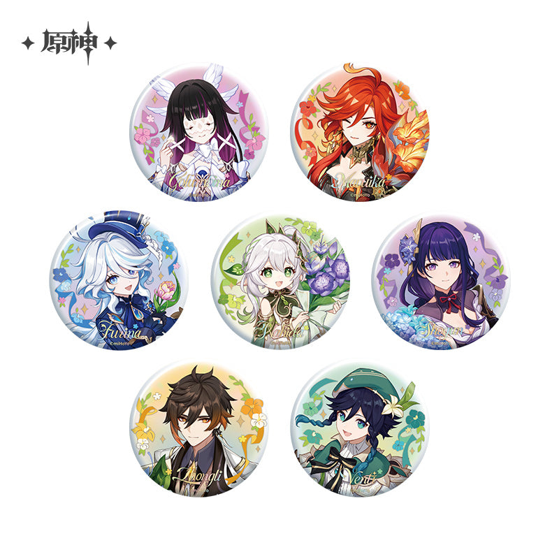 Genshin Impact Anniversary Celebration Series Metal Pin Button