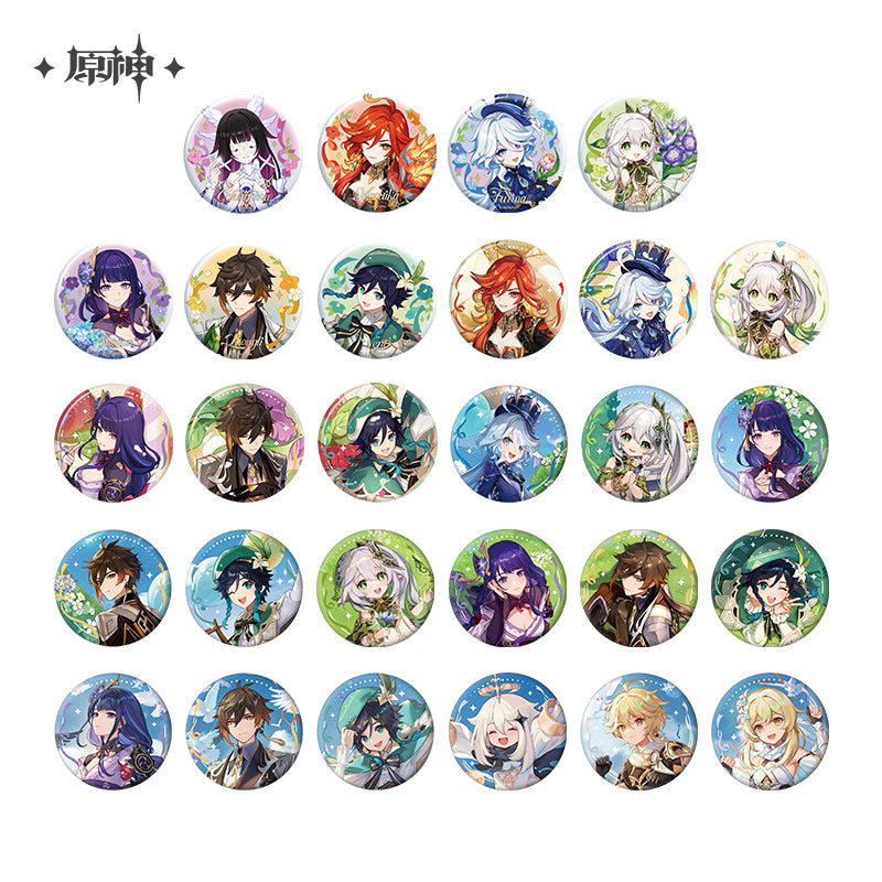 Genshin Impact Anniversary Celebration Series Metal Pin Button