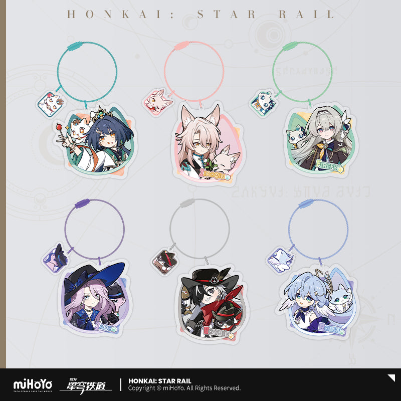 Honkai: Star Rail Little One and Cat Series Acrylic Keychain