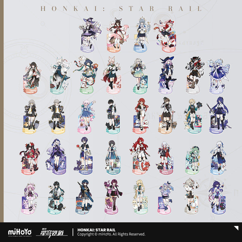 Honkai: Star Rail Little One and Cat Series Acrylic Standee