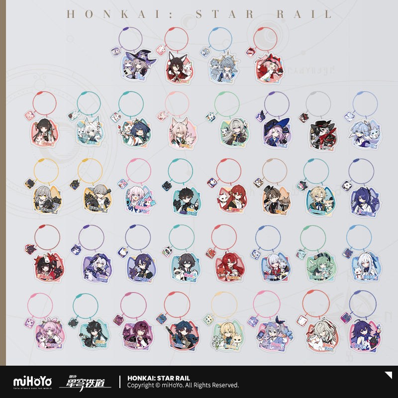 Honkai: Star Rail Little One and Cat Series Acrylic Keychain