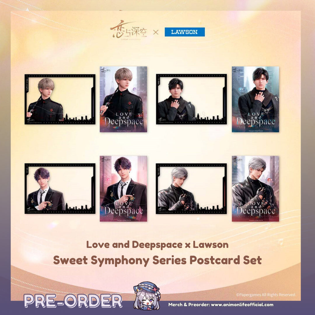 Love and Deepspace x Lawson Sweet Symphony Series Postcard Set