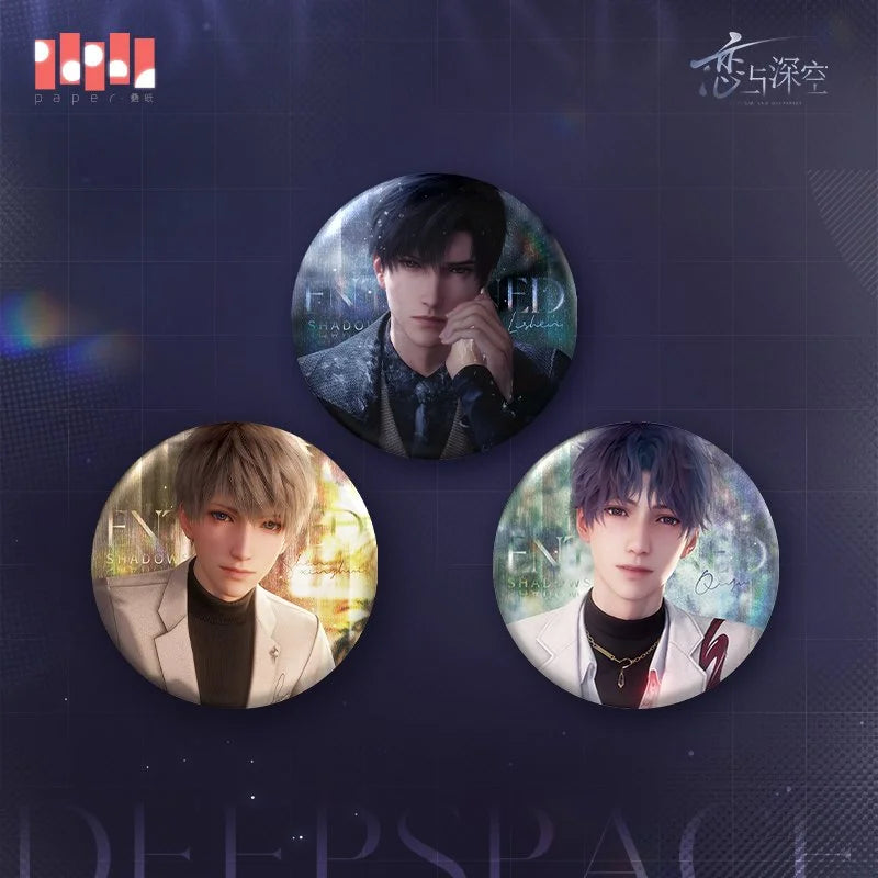 Love and Deepspace &quot;Entwined Shadows&quot; Series Pin Button