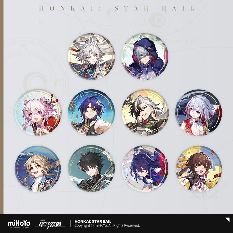 Honkai: Star Rail Official Art Serie Metall-Abzeichen: The Hunt