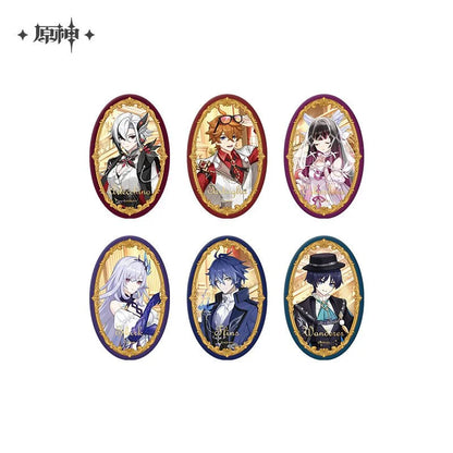 Genshin Impact 2026 Carnival Gathering Series Character Oval Tin Badge