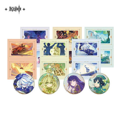 Genshin Impact The Long Way Home Series Tin Badges Card Set