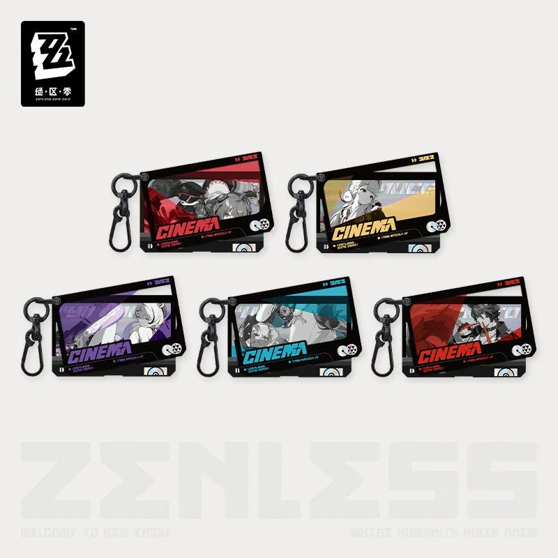 Zenless Zone Zero Mindscape Cinema Series Double Layer Acrylic Keychain Unknown Faction