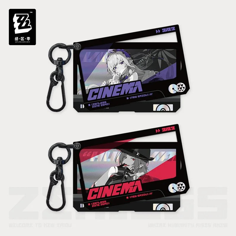 Zenless Zone Zero Mindscape Cinema Series Double Layer Acrylic Keychain Mockingbird