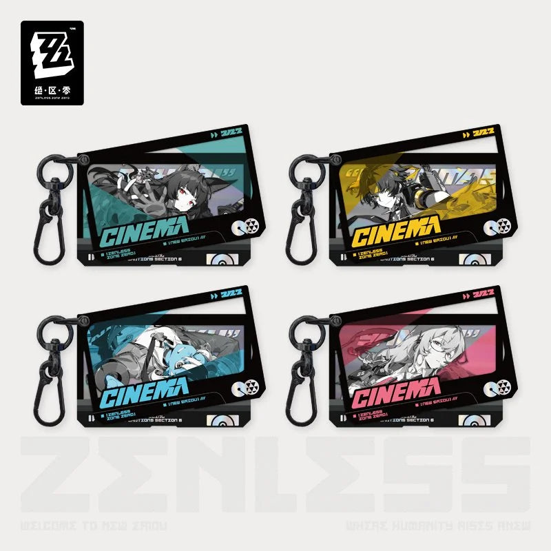 Zenless Zone Zero Mindscape Cinema Series Double Layer Acrylic Keychain Hollow Special Operations Section 6