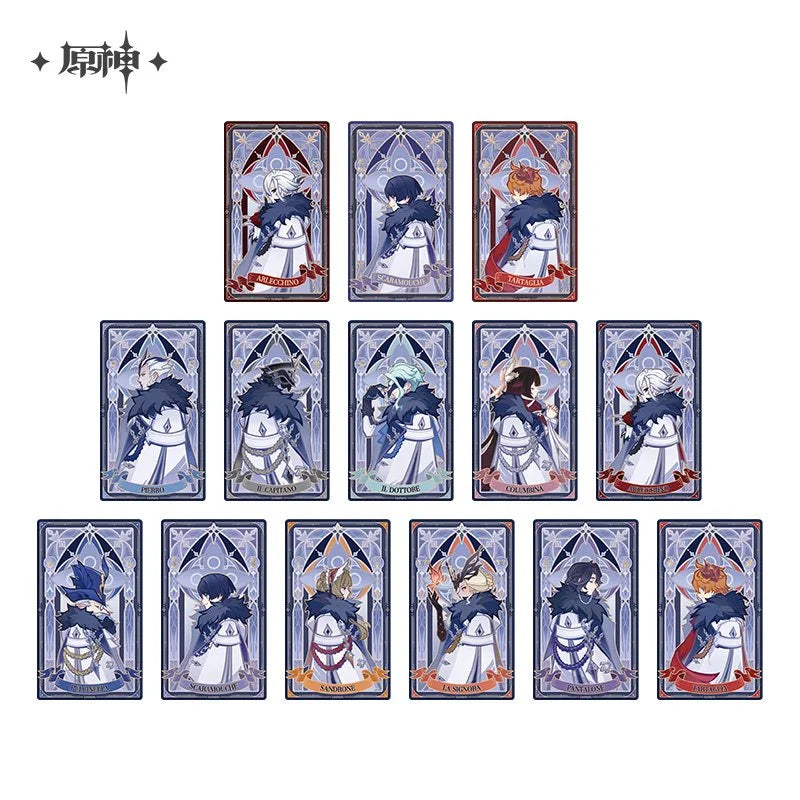 Genshin Impact Frost and Flame Series Refraction Card Blindbox