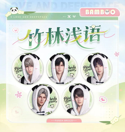 Love and Deepspace Bamboo Whispers Series Tin Badge