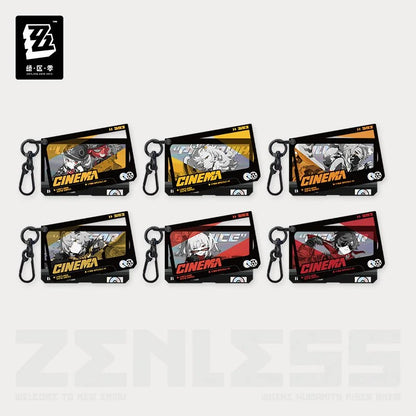 Zenless Zone Zero Mindscape Cinema Series Double Layer Acrylic Keychain Sons of Calydon