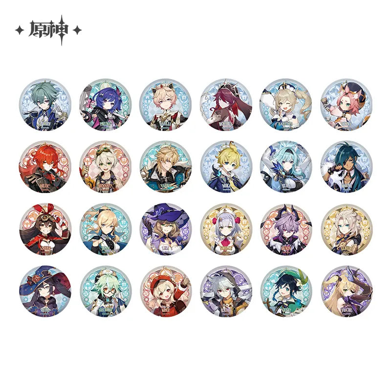Genshin Impact Mondstadt Character Tin Badge Varka