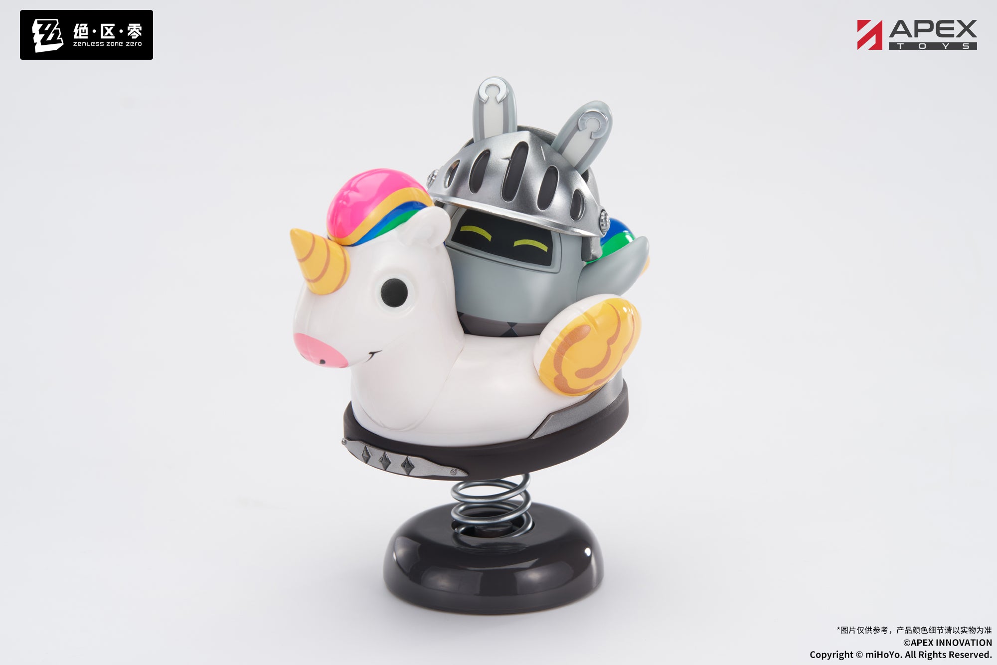 Zenless Zone Zero Happy Shake Springy Bangboo Chibi  Figure Knightboo