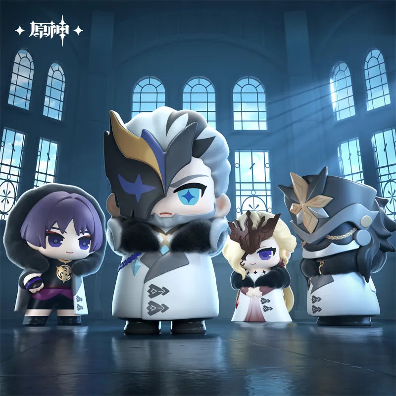 Genshin Impact Frost and Flame Series Fatui Harbingers Chibi Figure Blindbox