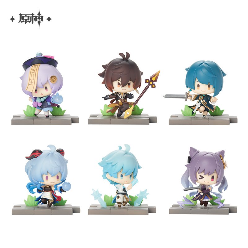 Genshin Impact &quot;Battle Stance&quot; Character Blindbox Figurine: Liyue