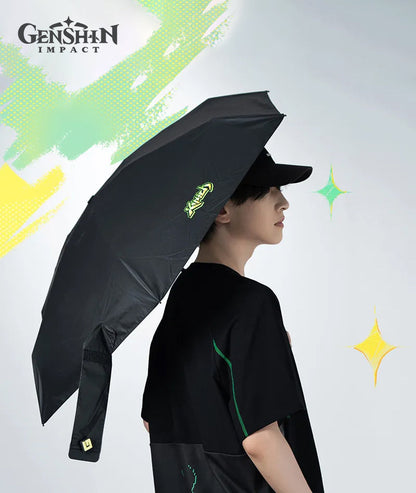 Genshin Impact Flames and Foothills Series Kinich Impression Folding Sun Umbrella